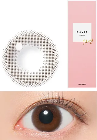 カラコン ReVIA ムースブラウン