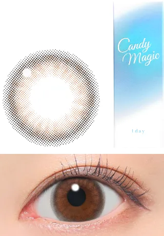 カラコン candymagic デートブラウン