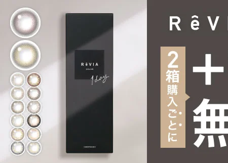 ReVIA 1DAY 2箱購入ごとに+1箱無料 カラー (1DAY)