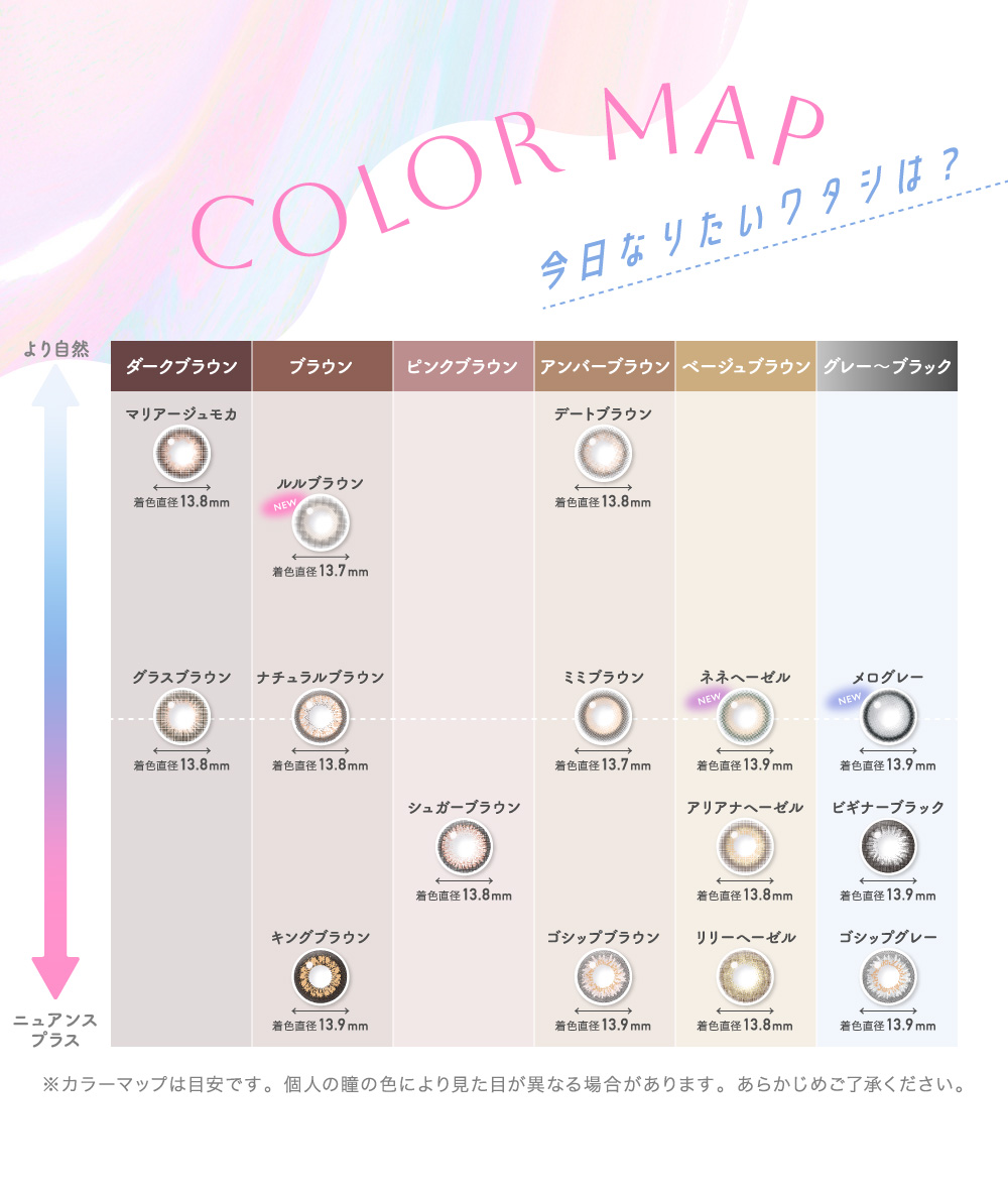 Candymagic 1month COLOR MAP