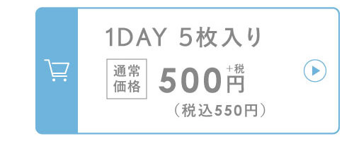1DAY 5枚入り 通常価格 500円+税（税込550円）