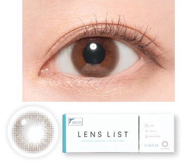 LENS LiST 1day ファジーブラウン 10枚入り