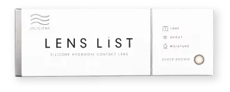 LENS LiST シリコーン 1day