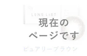 ［現在のページです］LENS LiST シリコーン 1day ピュアリーブラウン