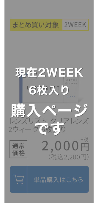 現在2WEEK6枚入り購入ページです
