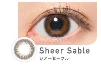 Sheer Sable シアーセーブル｜カラコン