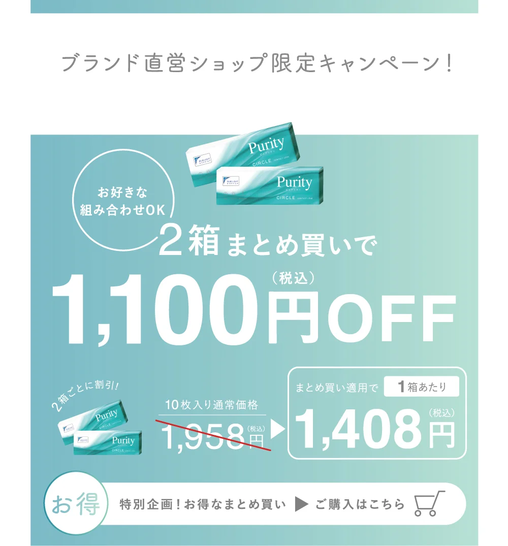 2箱まとめ買いで1,100円OFF