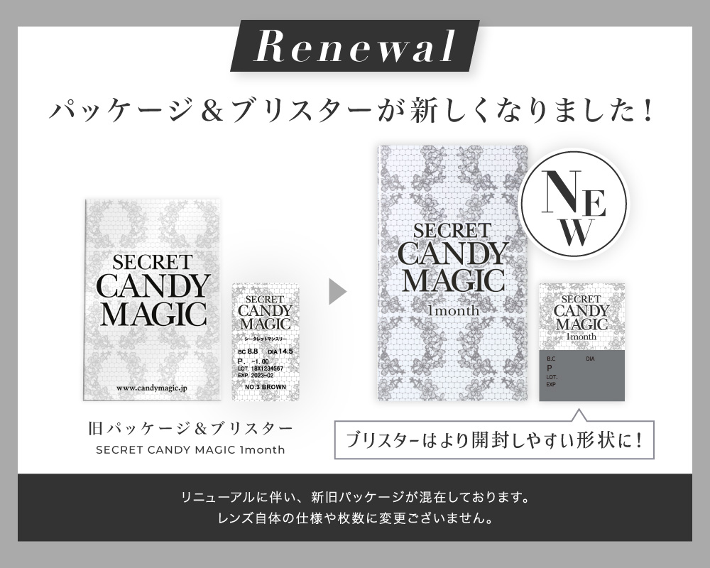 パッケージ&ブリスターが新しくなりました
