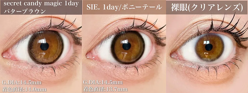裸眼と比較