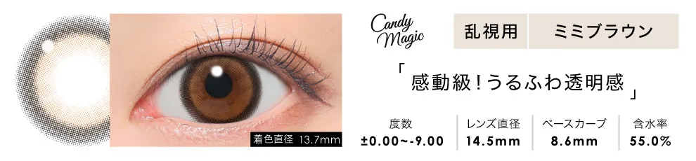 candymagic TORIC 1day ミミブラウン