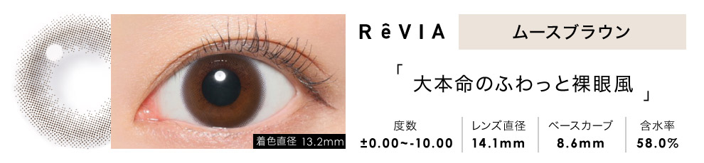 ReVIA 1day ムースブラウン