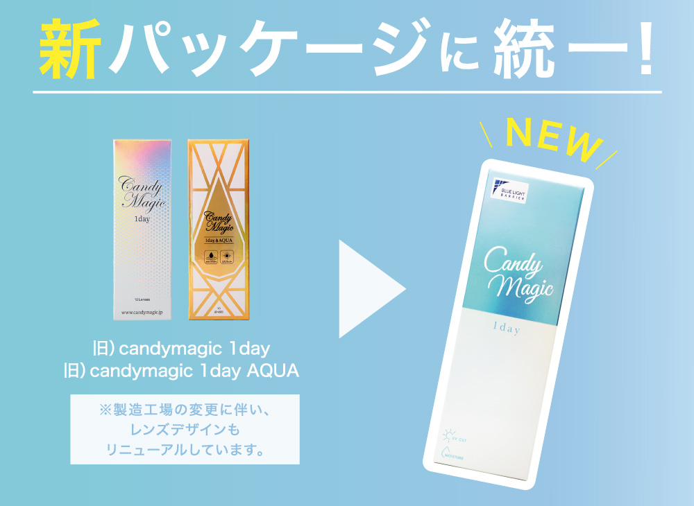 新パッケージに統一！