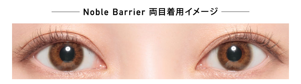 Novle Barrier ノーブルバリア 両目着用イメージ